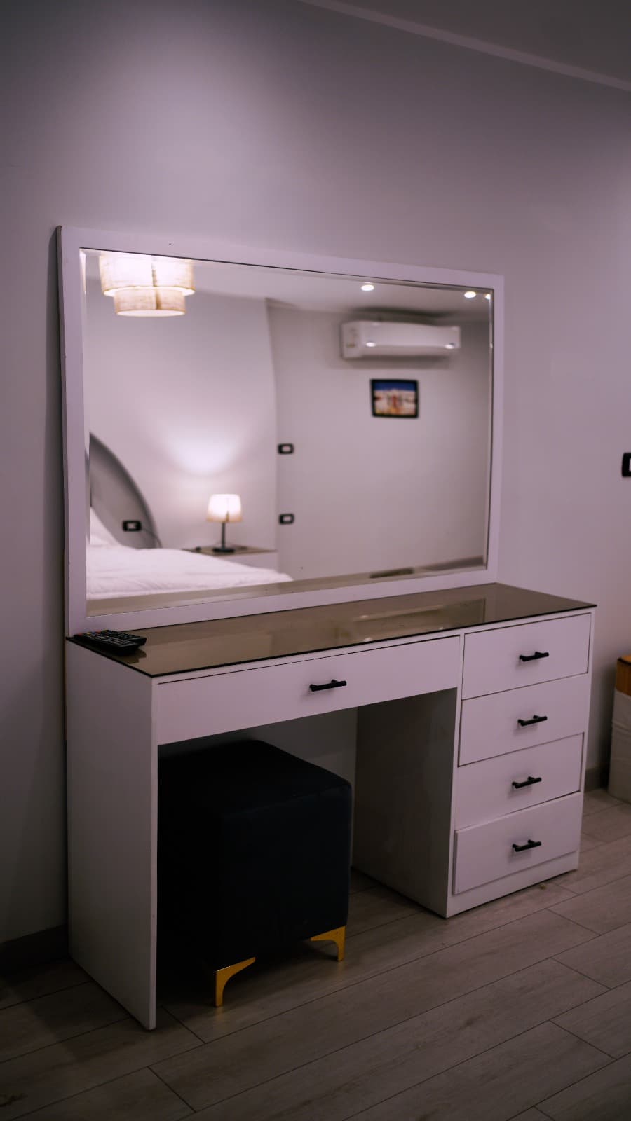 Elegant penthouse suite interior overlooking the Nile