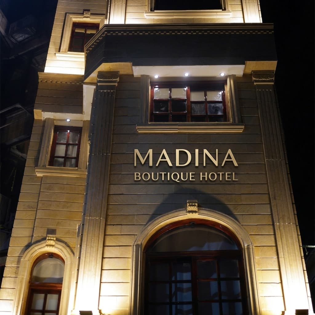 Madina Boutique Hotel exterior architectural entrance